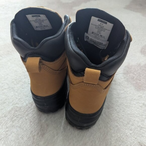 Aggressor Womens Steel Toe Construction Work Boots Like New size 8 - Picture 6 of 8